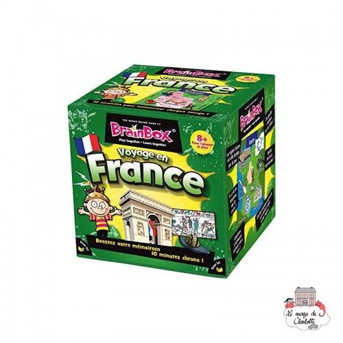 BrainBox - Voyage en France - GBG-301386 - Green Board Games - Jeux de société - Le Nuage de Charlotte