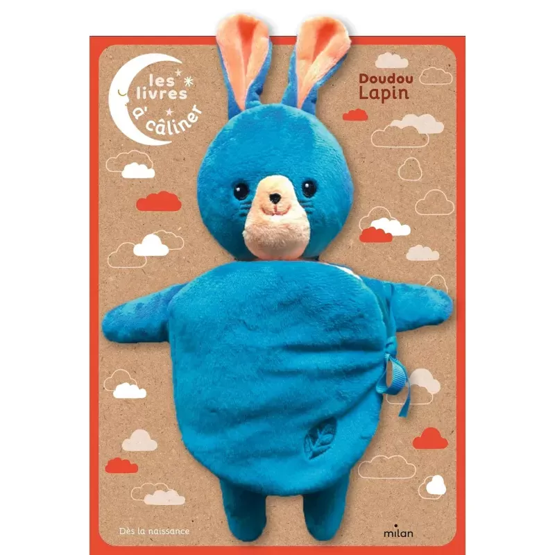 Les livres à câliner - Doudou lapin - MILA-9782408029128 - Milan - Baby books - Le Nuage de Charlotte