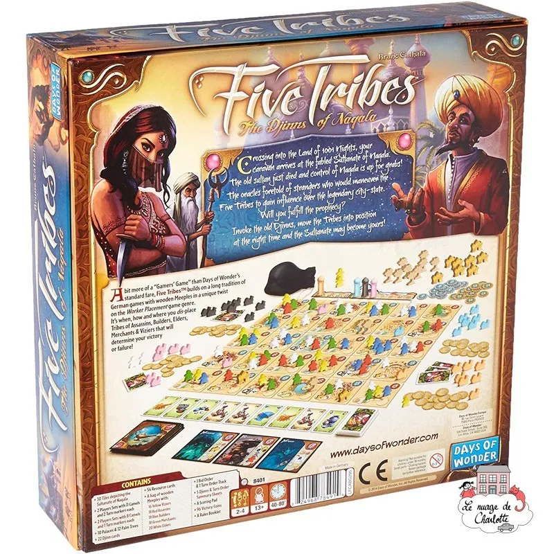 Five Tribes - Les Djinns de Naqala - DOW-75141 - Days of Wonder - Board Games - Le Nuage de Charlotte