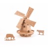 Windmill (natural) - LEO-L02012-N - Leolandia - Maquettes en carton - Le Nuage de Charlotte