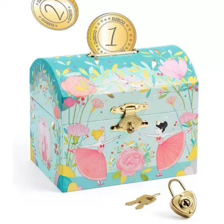 Ballerina Money Box - DJE-DJ03332 - Djeco - Money Box and wallet - Le Nuage de Charlotte