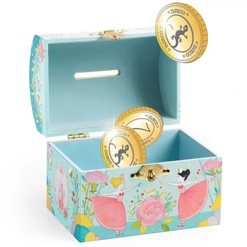 Ballerina Money Box - DJE-DJ03332 - Djeco - Money Box and wallet - Le Nuage de Charlotte