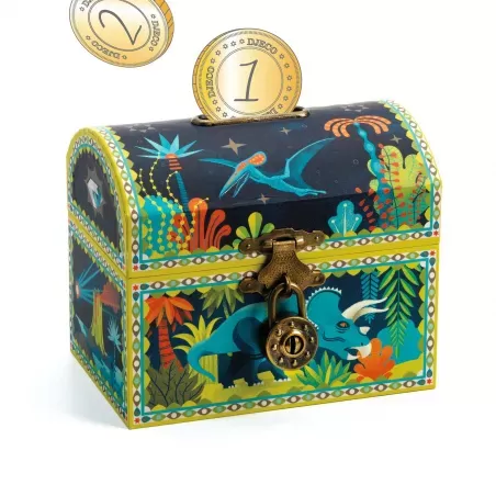 Tirelire Dinosaure - DJE-DD03333 - Djeco - Tirelires et portefeuilles - Le Nuage de Charlotte