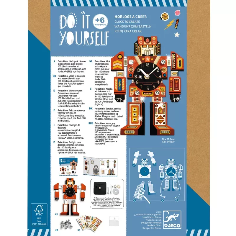 Do It Yourself - Robotime - DJE-DJ07984 - Djeco - Creative Kits - Le Nuage de Charlotte