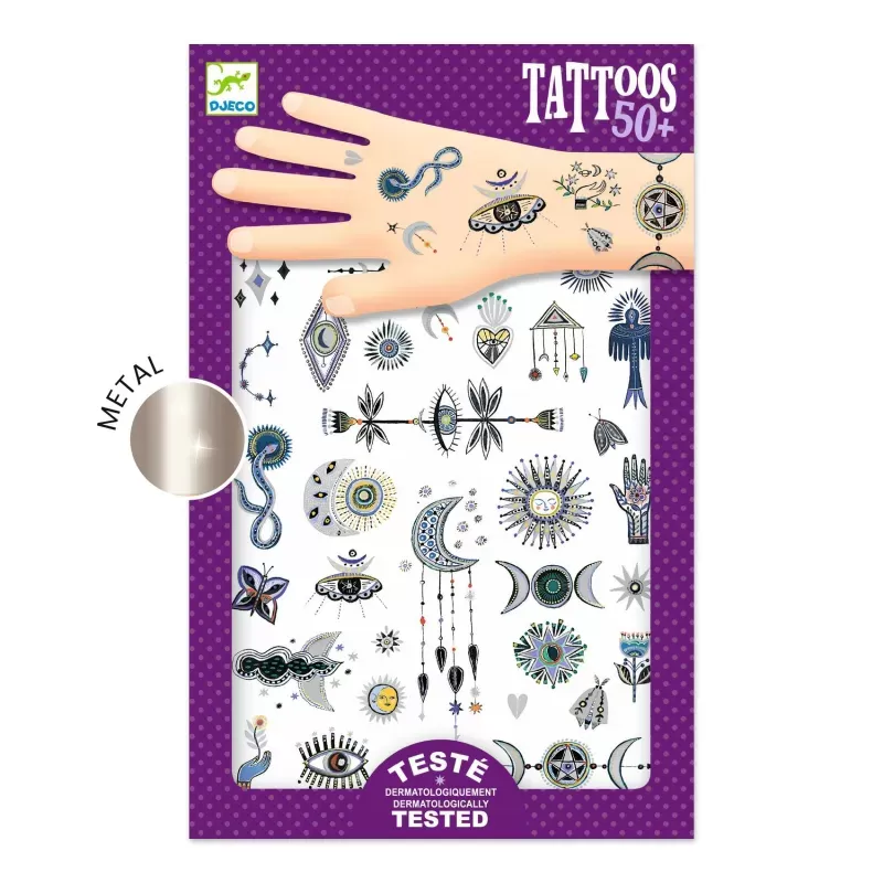 Tattoos Wicca - DJE-DJ09252 - Djeco - Temporary Tattoos - Le Nuage de Charlotte