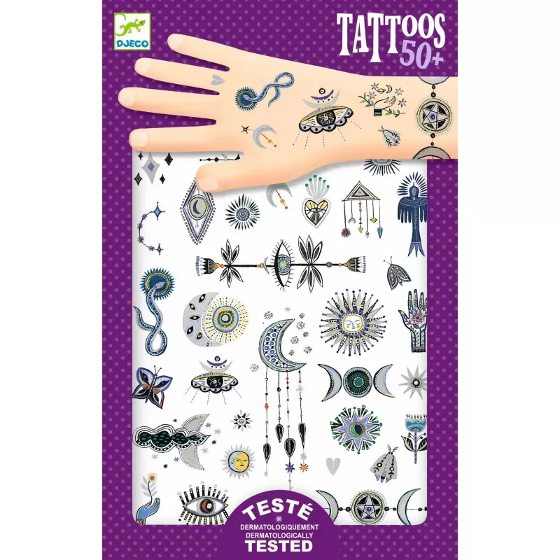 Tattoos Wicca - DJE-DJ09252 - Djeco - Temporary Tattoos - Le Nuage de Charlotte