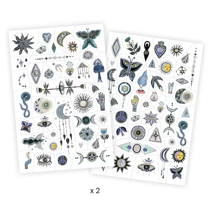 Tattoos Wicca - DJE-DJ09252 - Djeco - Temporary Tattoos - Le Nuage de Charlotte