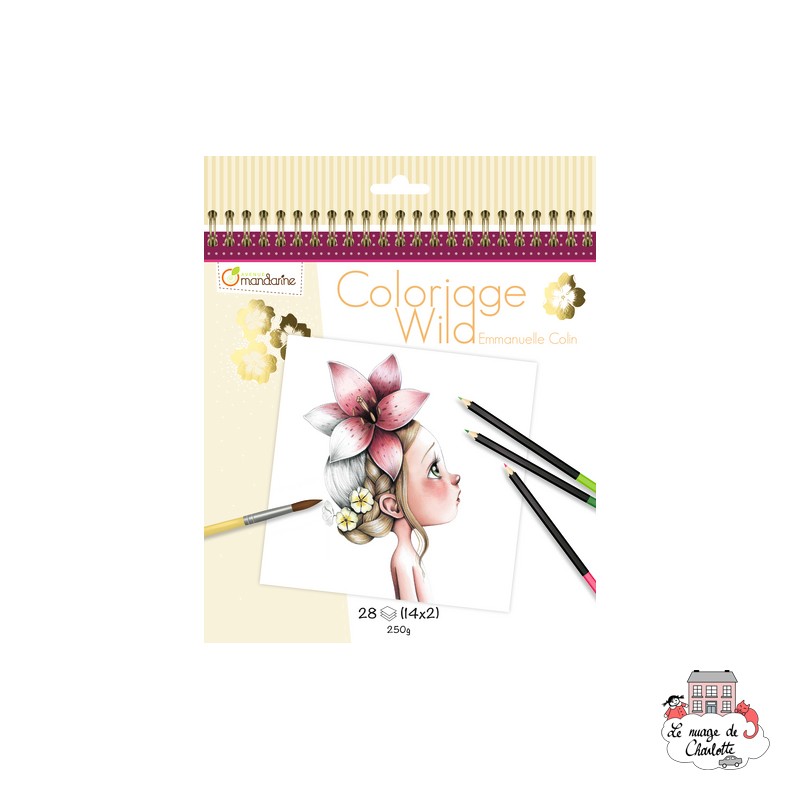 Collector's colouring book - AVM-GY065 - Avenue Mandarine - Drawings and paintings - Le Nuage de Charlotte