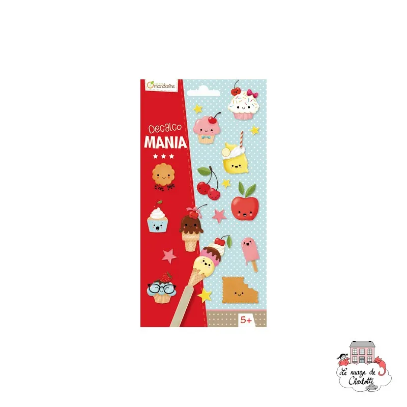 Decalco Mania - Cupcake - AVM-CC027O - Avenue Mandarine - Decalcomania - Le Nuage de Charlotte