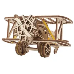 Mini Biplan - UGE-4820184121386 - UGears - Puzzles 3D - Le Nuage de Charlotte