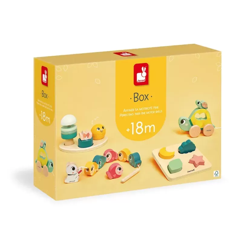 Janod Box - 18 mois - JAN-J04064 - Janod - Jouets d'activité - Le Nuage de Charlotte
