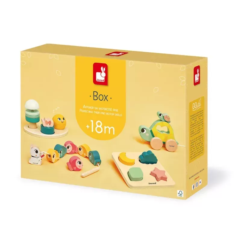Janod Box - 18 mois - JAN-J04064 - Janod - Jouets d'activité - Le Nuage de Charlotte