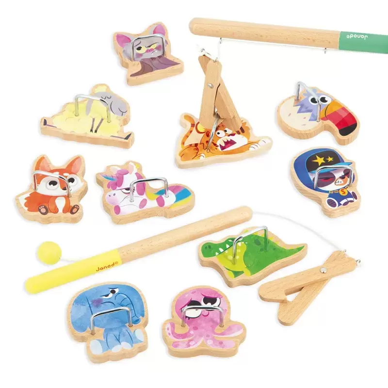 Pinces à la Ligne Applepop - JAN-J03352 - Janod - Jouets d'activité - Le Nuage de Charlotte