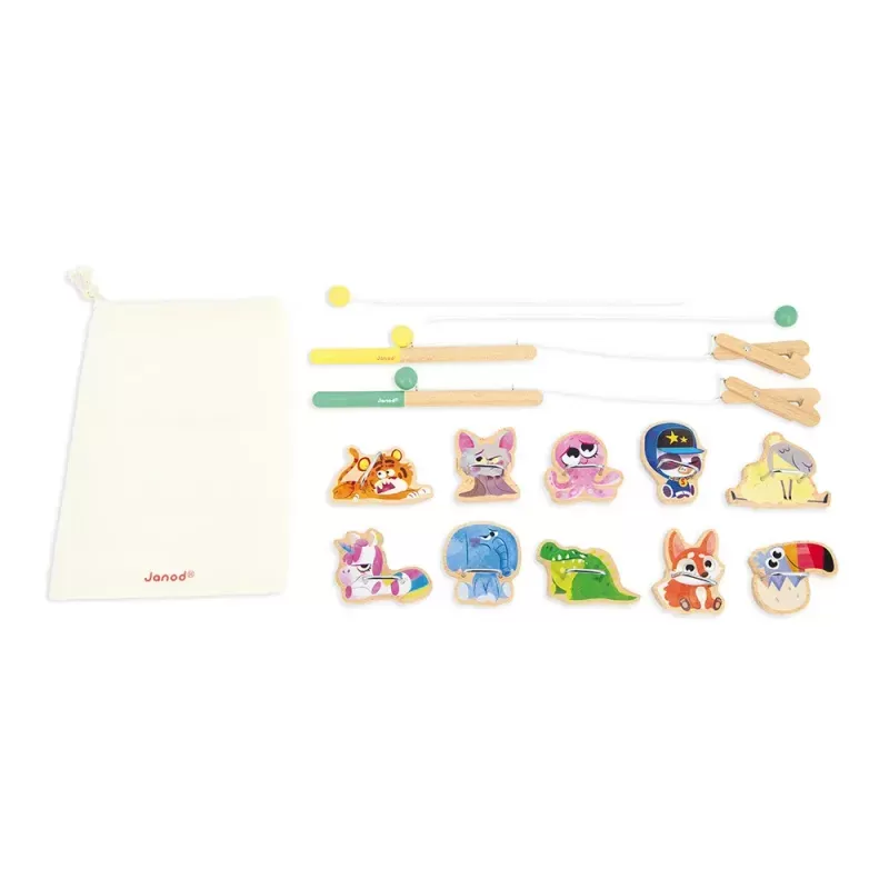 Pinces à la Ligne Applepop - JAN-J03352 - Janod - Jouets d'activité - Le Nuage de Charlotte