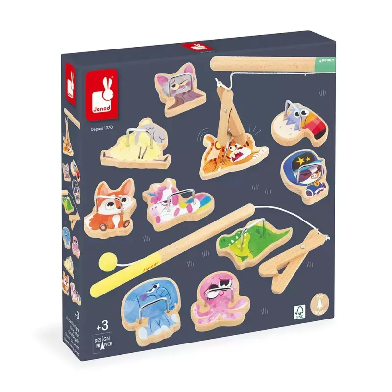 Pinces à la Ligne Applepop - JAN-J03352 - Janod - Jouets d'activité - Le Nuage de Charlotte