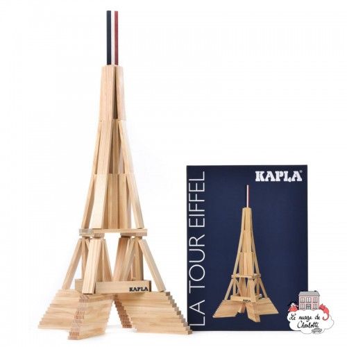 Kapla Boite Tour Eiffel - KAP-KTE - Kapla - Blocs et planchettes de bois - Le Nuage de Charlotte