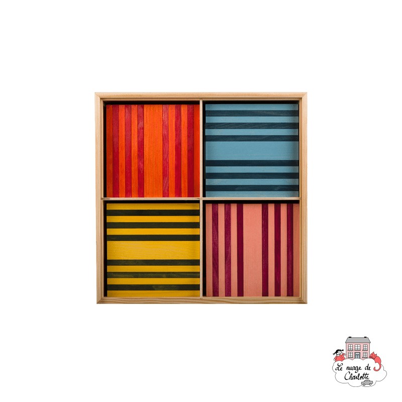 Kapla Color Octocolor Case - KAP-KOCOT - Kapla - Wooden blocks and boards - Le Nuage de Charlotte