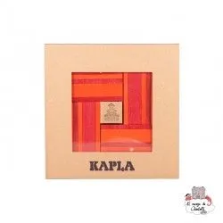 Kapla Couleur Livre et Couleurs - orange et rouge - KAP-KC22 - Kapla - Blocs et planchettes de bois - Le Nuage de Charlotte
