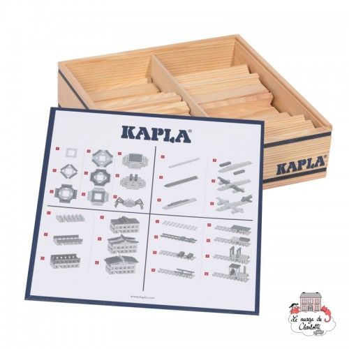 Kapla Nature Coffret 100 - KAP-KAPLA100 - Kapla - Blocs et planchettes de bois - Le Nuage de Charlotte