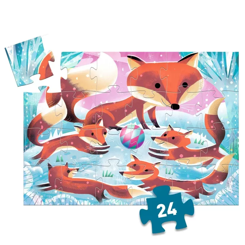 Ginger, petit renard [24 pièces] - DJE-DJ07285 - Djeco - Puzzles - Le Nuage de Charlotte
