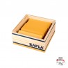 Kapla Color 40 Squares - yellow - KAP-K1JAUNE - Kapla - Wooden blocks and boards - Le Nuage de Charlotte