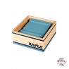 Kapla Couleur Carrés 40 - bleu ciel - KAP-C40BC - Kapla - Blocs et planchettes de bois - Le Nuage de Charlotte