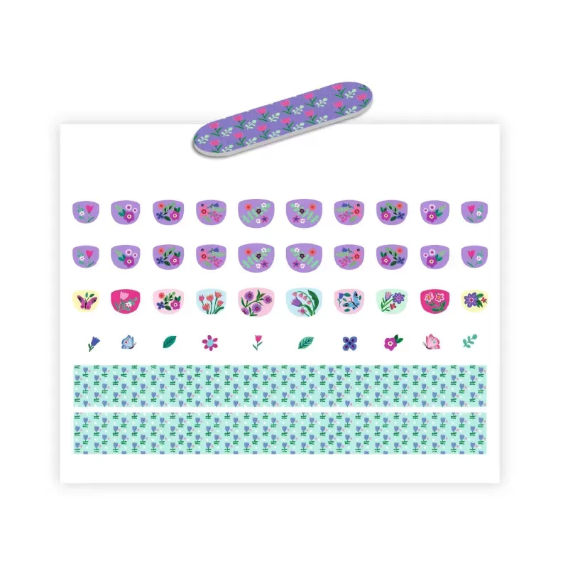 Nails Stickers - Petite fleur - DJE-DJ09241 - Djeco - Makeup and cosmetics for children - Le Nuage de Charlotte
