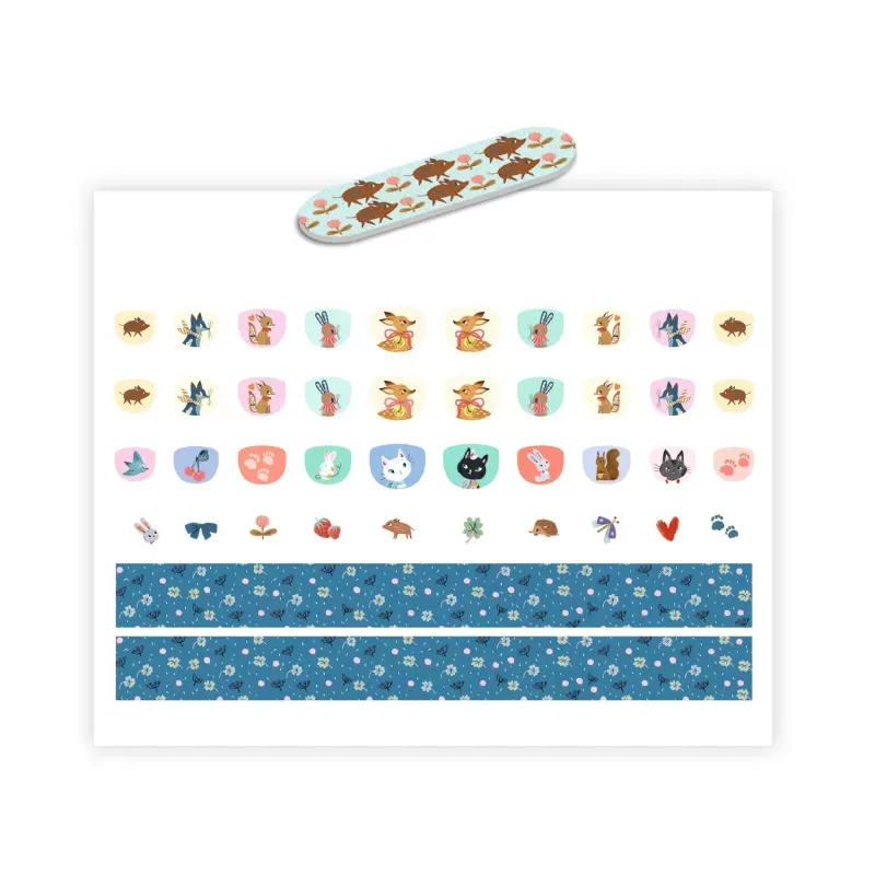 Nails Stickers - Cutie - DJE-DJ09242 - Djeco - Makeup and cosmetics for children - Le Nuage de Charlotte