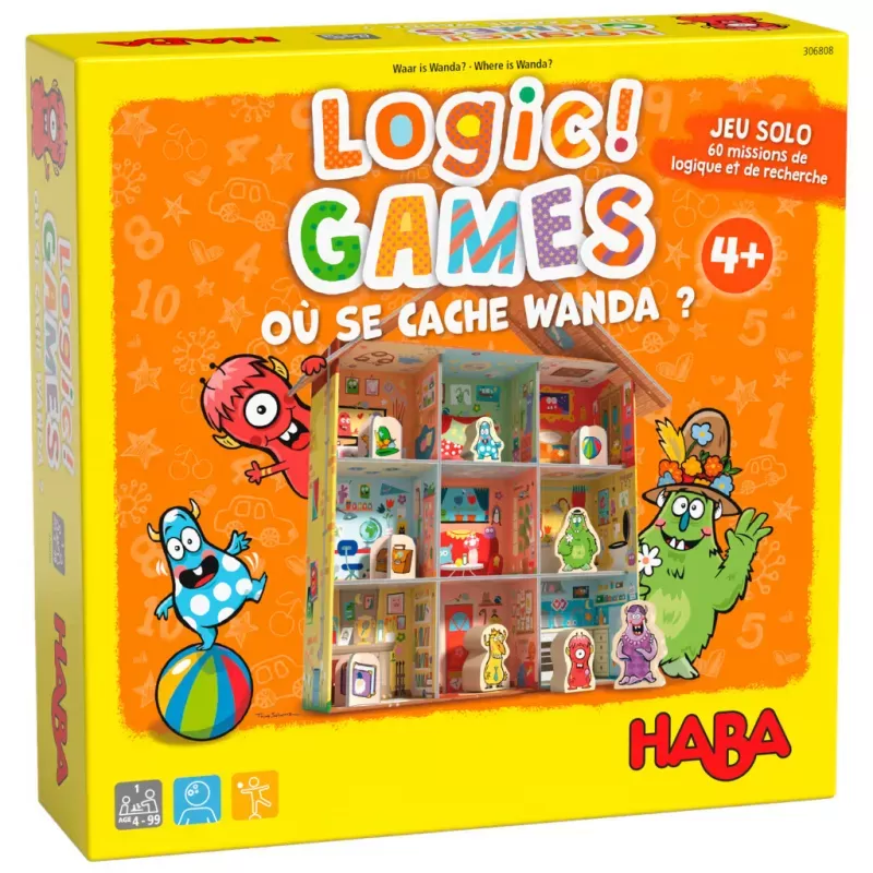 Logic Games - Where is Wanda? - HAB-4010168262550 - Haba - Single player games - Le Nuage de Charlotte