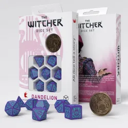 The Witcher Dice Set - Dandelion - Half a Century of Poetry [7 dices] - QWO-SWDA03 - Q Workshop - Dices, bags and other acces...