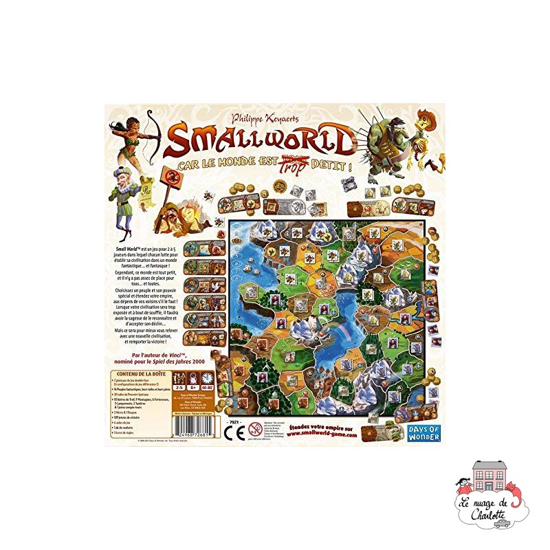 Small World - DOW-7577 - Days of Wonder - Board Games - Le Nuage de Charlotte