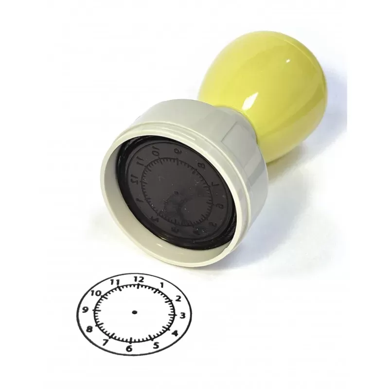 Clock stamp "Minutes" - CRL-CL179 - Créalign - Children's Stamps - Le Nuage de Charlotte