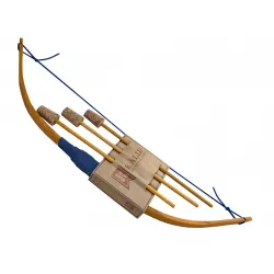 Arc Kamelot Mini (+3 flèches) - jaune - KMT-ST513FYE - Kàlid Medieval Toys - Jeux d'éxtérieur - Le Nuage de Charlotte