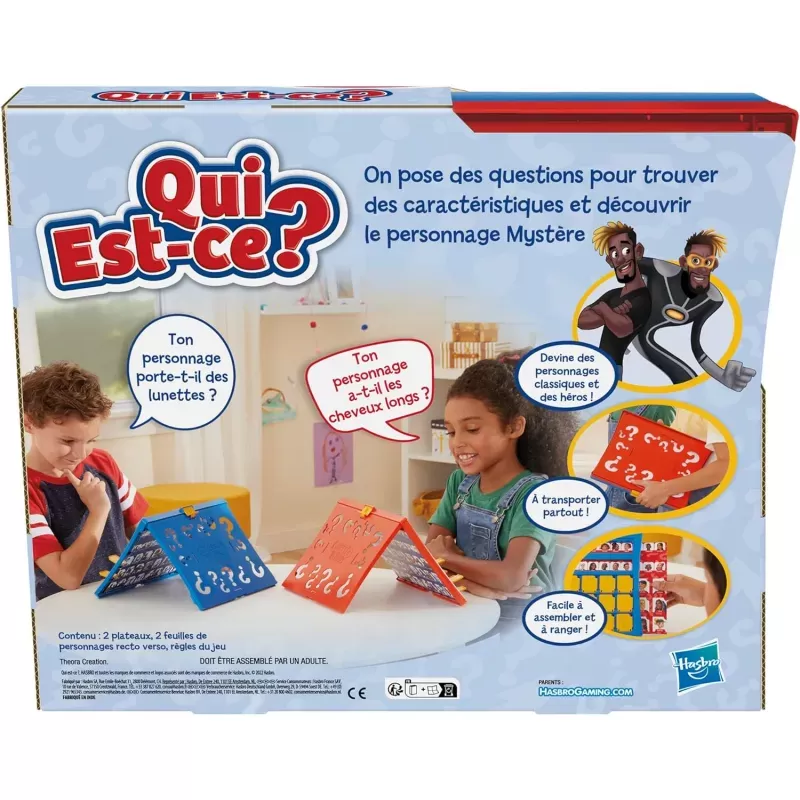 Qui est-ce? - HAS-F6105 - Hasbro - Jeux de société - Le Nuage de Charlotte