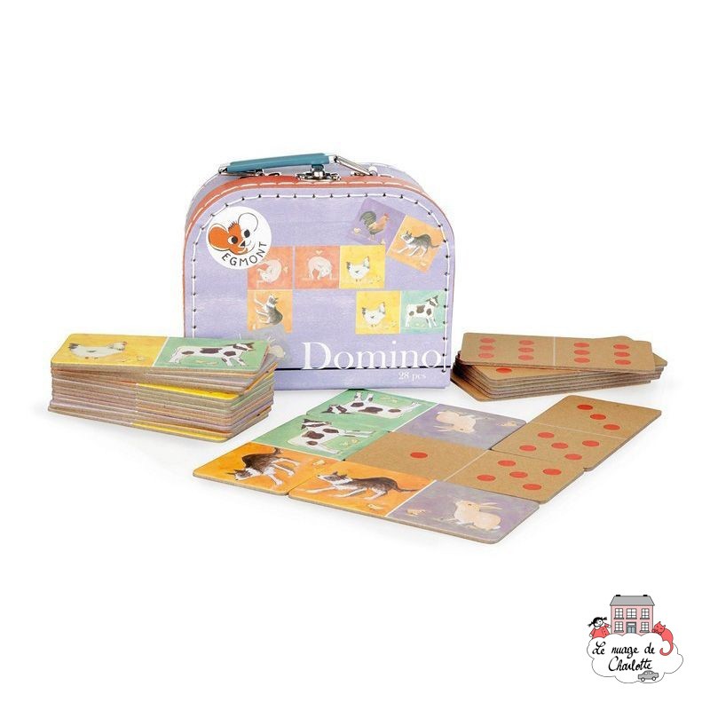 Domino Ferme - EGT-570101 - Egmont Toys - Jeux de société - Le Nuage de Charlotte