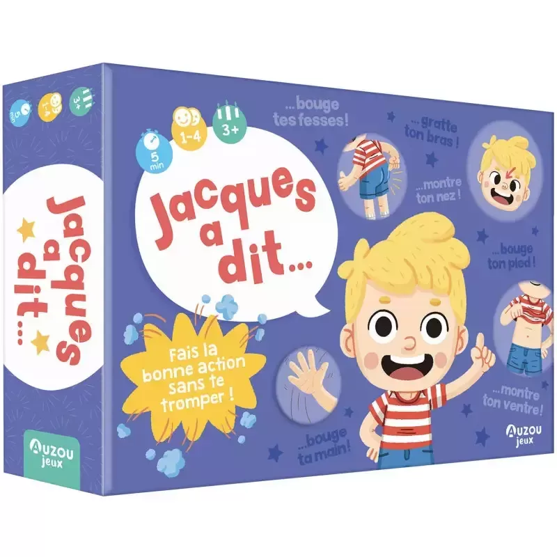 P'tit jeu de Jacques a dit - AUZ-9791039512572 - Editions Auzou - Board Games - Le Nuage de Charlotte