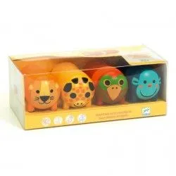 Djeco Stamps for little ones - Safari animals – vue 1 – Decoration & Stamps