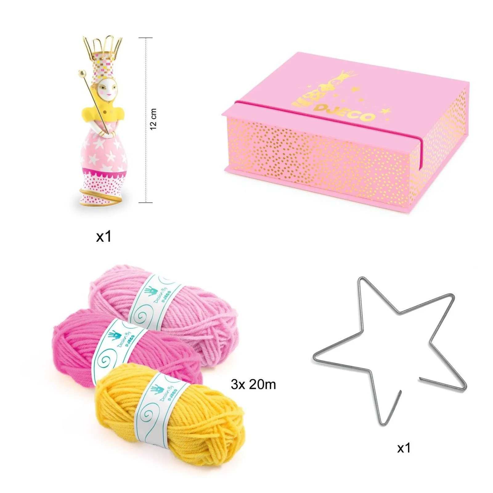 Djeco Tricotin - Princesse – vue 3 – Couture & textile