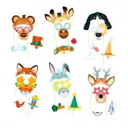 Djeco Do It Yourself - Photobooth to create - Animal party – vue 2 – Creative Kits