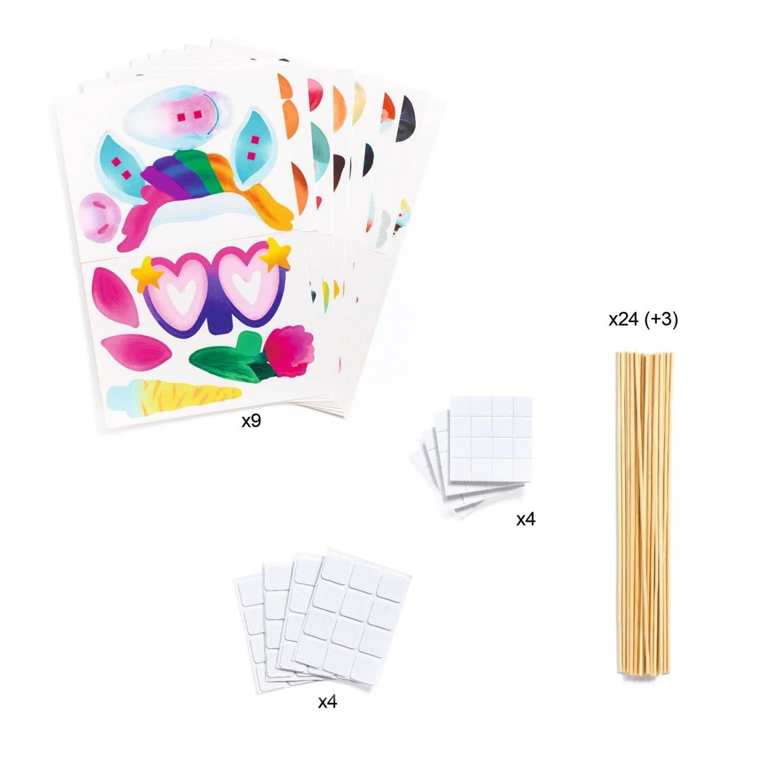 Djeco Do It Yourself - Photobooth to create - Animal party – vue 3 – Creative Kits