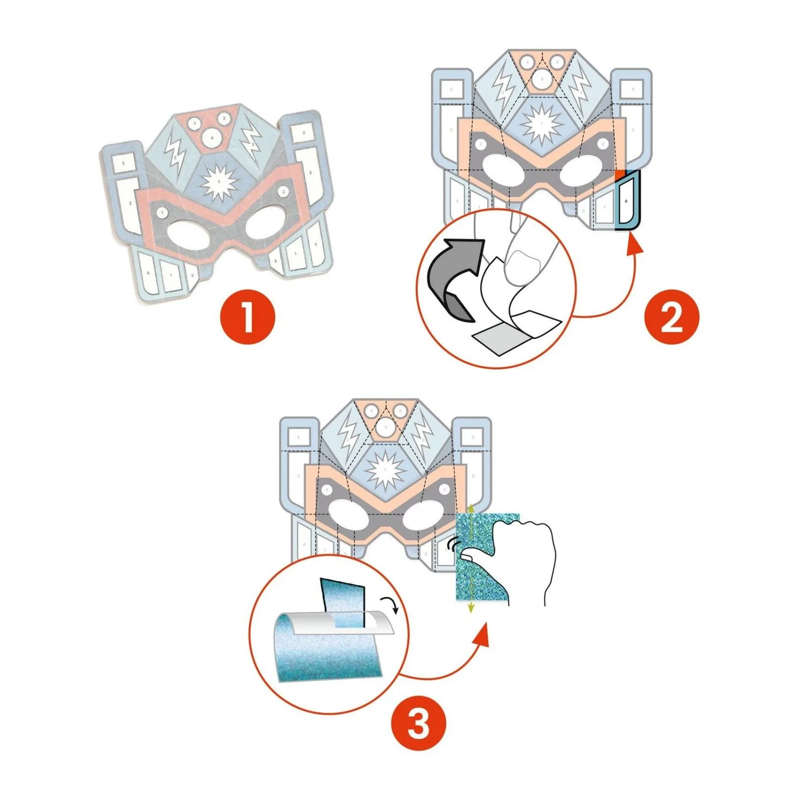 Djeco Do It Yourself - Super Robots – vue 4 – Creative Kits