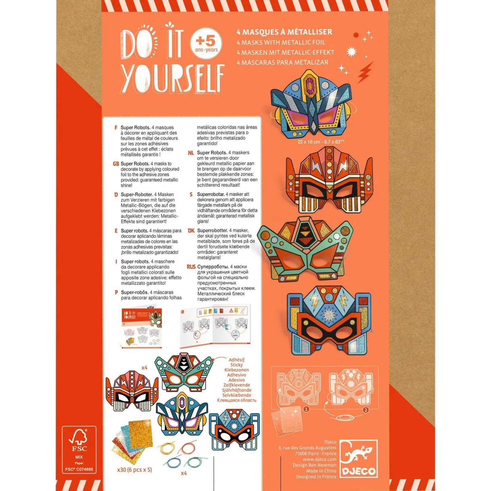 Djeco Do It Yourself - Super Robots – vue 7 – Creative Kits