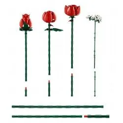Lego [Botanicals] Le bouquet de roses – vue 5 – Lego et Duplo