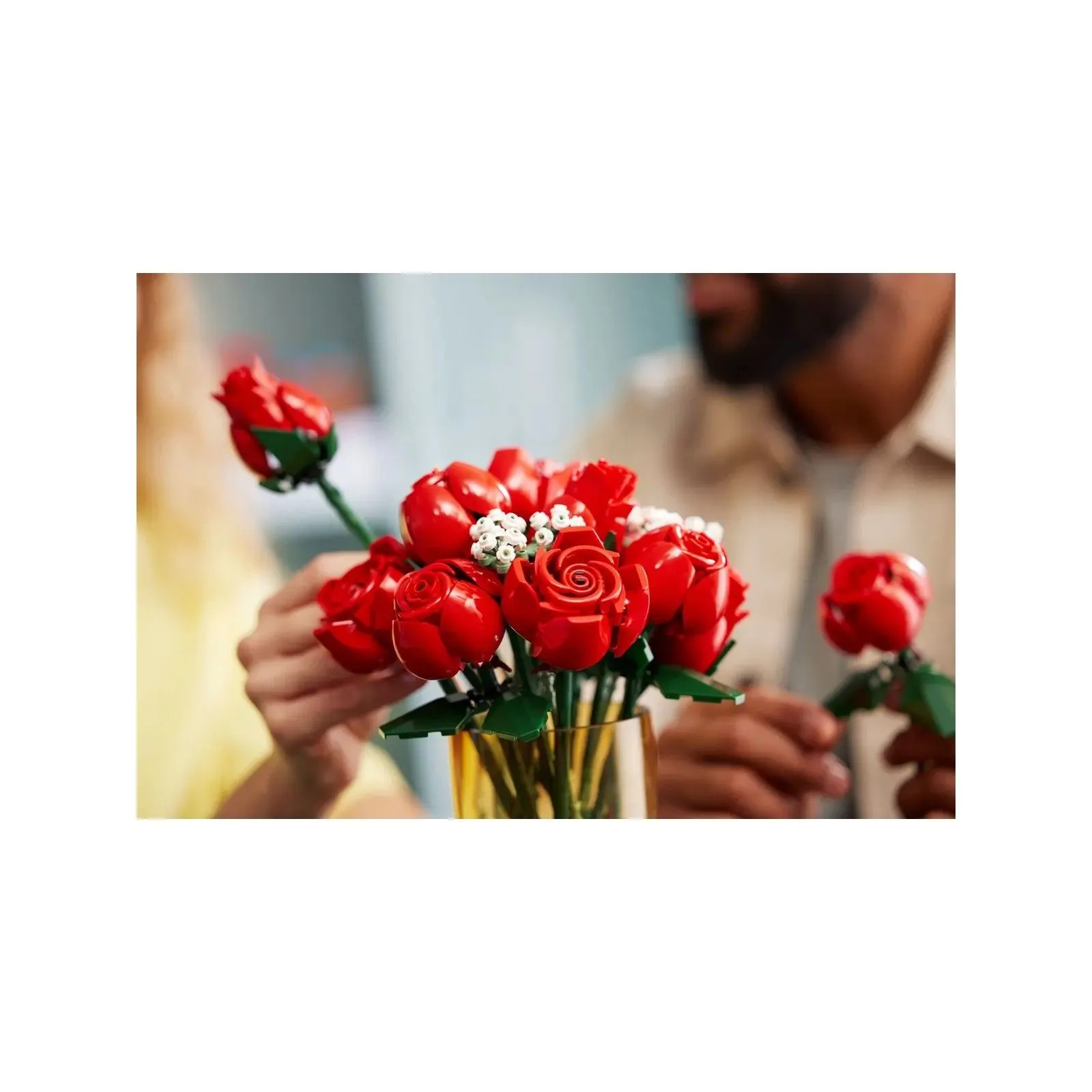 Lego [Botanicals] Le bouquet de roses – vue 8 – Lego et Duplo