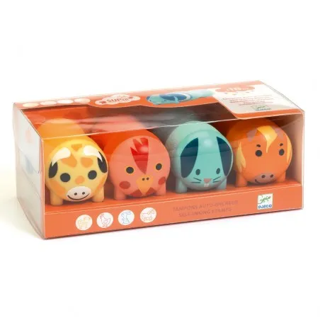Djeco Stamps for little ones - Farm animals – vue 1 – Decoration & Stamps