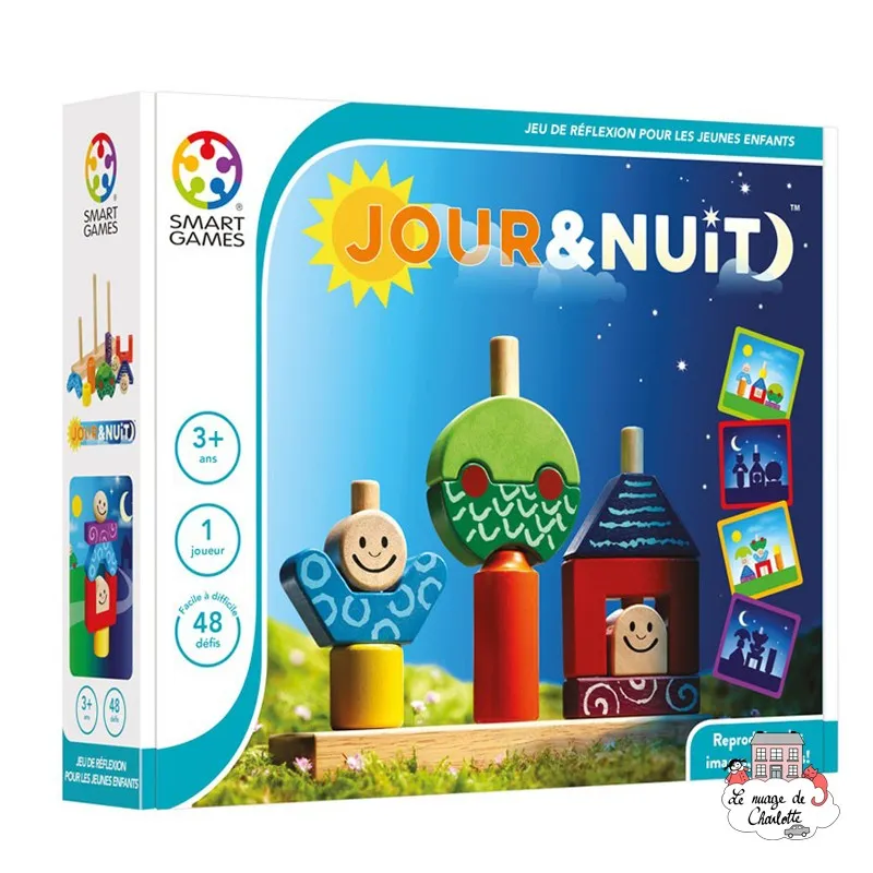 Jour & Nuit - SMT-SG033FR - Smart - Jeux de logique - Le Nuage de Charlotte