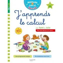 Hachette Sami et Julie - Méthode de calcul - J'apprend le calcul – vue 1 – Livres d'Activités