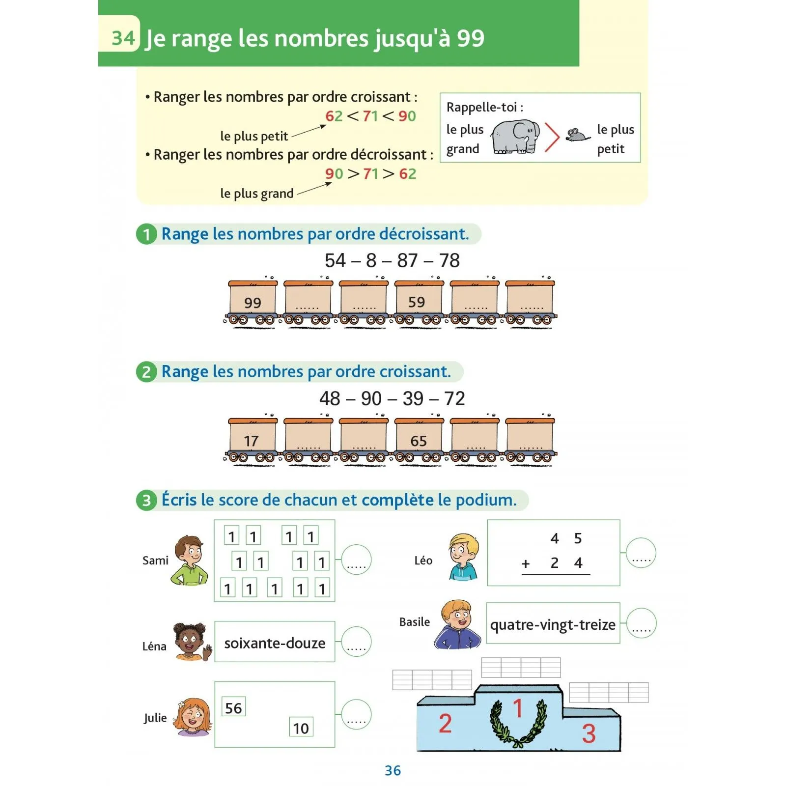 Hachette Sami et Julie - Méthode de calcul - J'apprend le calcul – vue 6 – Livres d'Activités