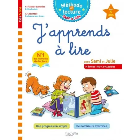 Hachette Sami et Julie - Méthode de lecture - J'apprends à lire – vue 1 – Livres d'Activités