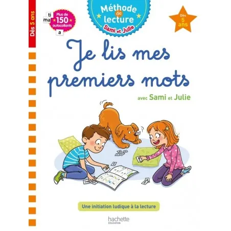 Hachette Sami et Julie - Méthode de lecture - Je lis mes premiers mots – vue 1 – Livres d'Activités